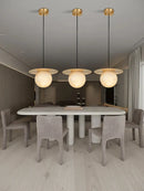 GobekUsa Alabaster Marble Pendant Lights for Luxury Dining Room, Kitchen & Bar Décor