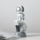 GobekUsa Astronaut Resin Figurines: Modern Space Ornaments for Home Decor and Gift
