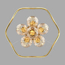 GobekUsa Bubble Pendant Chandelier: Modern Dimmable LED Lighting for Home Decor