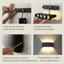 GobekUsa Aluminum Wall Lamps: Bedside & Living Room Lighting Fixture, Warm/Cool Light, AC85-260V