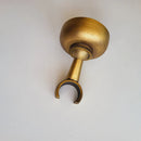 GobekUsa Antique Brass Hand Shower Holder Hook Pedestal Bracket Wall Mount Bathroom Accessories