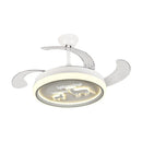 GobekUsa Bird Nest Ceiling Fan with LED Light Remote Control