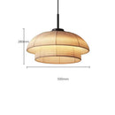 GobekUsa Japanese Wabi Sabi Fabric Pendant Light: Traditional and Creative Lighting for Dining Room