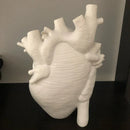 GobekUsa Heart Shape Resin Flower Vase Desktop Ornament Bouquet Holder Home Decor