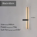 GobekUsa LED Wall Lamp, Modern Minimalist Design, Aluminum, Indoor Lighting, Gold/Black, AC85-260V