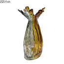 GobekUsa Glass Vase: Creative Flower Edge Decor for Desk, Home Decor, Crafts, Ornaments