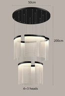 GobekUsa Elegant LED Ceiling Chandelier for Modern Bedroom and Dining Room