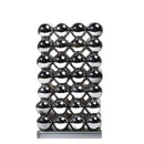 GobekUsa Geometric Crystal Ball Silver Ball Glass Vase, Home Decoration Accessories