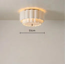 Wabi-Sabi White Fabric Pendant Light by DecorClear.com