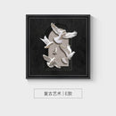 GobekUsa Animal Wall Decor Frame Set Art Painting Poster Room Aesthetic Decoration