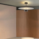 GobekUsa Acrylic Black Round Chandelier for Bedroom and Salon Lighting