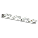 GobekUsa Crystal LED Mirror Light: Modern Bathroom Wall Sconce Stainless Steel Lighting Fixtures