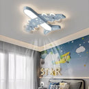 GobekUsa Kids Room Airplane Ceiling Fan Light Fixture
