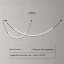GobekUsa Designer Arc Line Restaurant Lighting Chandelier