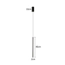 GobekUsa LED Pendant Light: Adjustable Line Strip Hanging Lamp for Modern Home Decor