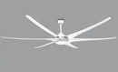 GobekUsa 100" Large Ceiling Fan with Light, DC Motor, Reverse Blades, Stainless Steel Finish