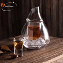 GobekUsa Glass Wine Pot Transparent Sake Ice Jug Decanter Whiskey Dispenser