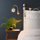 GobekUsa Aluminum LED Gooseneck Wall Sconce for Bedroom Spotlight Reading Light