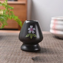 GobekUsa Ceramic Matcha Whisk Stand & Tea Bowl Holder for Kitchen and Dining