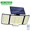 GobekUsa 348 LED Solar Super Bright Motion Sensor Light with 3 Modes