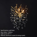 GobekUsa Crystal Wall Lamp: High-End Nano Technology Luxury LED Lighting for Home Décor