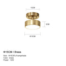 GobekUsa Brass LED Ceiling Chandelier: Adjustable, Modern Fixture for Bedroom, Living Room, Kitchen, Aisle.