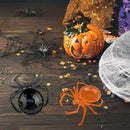 GobekUsa Halloween Skull Spider Tray Snack Storage Plate Fruit Basket Candy Box
