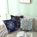 GobekUsa Geometric Square Pillowcase Ethnic Retro Sofa Pillow Cover 45x45cm Home Decor