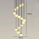 GobekUsa LED Pendant Light Chandeliers for Living Room Staircase Indoor Lighting