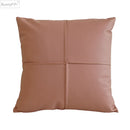 GobekUsa Ivory Leather Pillow Cover 45x45cm for Home Decoration