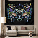 GobekUsa Celestial Botanical Tapestry Wall Hanging - Starry Sky Dorm Decor