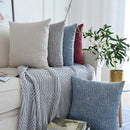 GobekUsa Linen Cotton Throw Pillowcase 100% Polyester Cushion Cover for Home Decor