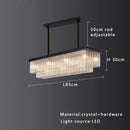 GobekUsa Elegant Crystal Glass Chandelier for Luxury Home Decor