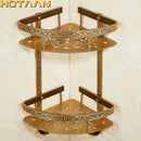 GobekUsa Brass Bathroom Accessories Set: Robe Hook, Paper Holder, Towel Bar, Soap Basket
