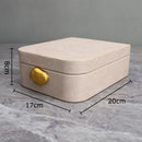 GobekUsa Leather Jewelry Box: Stylish Dresser Table Decor & Storage Jar