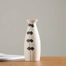 GobekUsa Japanese Style Ceramic Vases for Modern Home Decor and Artificial Flowers