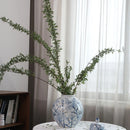 GobekUsa Blue and White Porcelain Ceramic Vase for Stylish Home Decor
