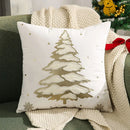 GobekUsa Christmas Cartoon Embroidered Pillow Cover Set for Festive Home Decor