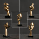GobekUsa Abstract Figurines Office Desk Decoration Modern Art Figurine Statue Home Decor
