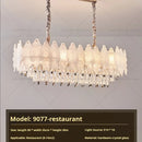 GobekUsa Crystal Chandelier: Modern Elegance for Living Room, Bedroom - High-End Luxury Lighting