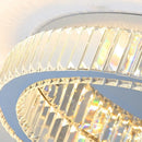 GobekUsa Gold Crystal Ceiling Light Ring LED - Modern Luxury Indoor Home Lighting