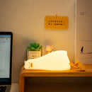 GobekUsa Duck Silicone Night Light with Timer, Rechargeable USB, Dimming Touch Lamp