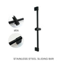 GobekUsa ABS3 Rain Shower Head Set with Adjustable Rod & Hose