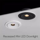 GobekUsa LED Mini Ceiling Downlights: Anti-Glare Spot Lighting Fixture for Cabinets, Showcases, and more