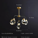 GobekUsa Crystal Chandelier Ceiling Light Modern Design for Living Room Dining Area