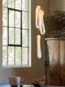 GobekUsa Elegant LED Glass Chandelier for Luxury Home Decor