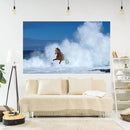 GobekUsa Horse 3D Printing Tapestry Wall Hanging for Bedroom or Living Room Decor