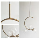 GobekUsa Glass Ball LED Chandelier for Dining Room, Kitchen, Bedroom, Bar
