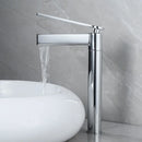 GobekUsa Basin Faucet: Deck Mounted Hot Cold Water Mixer Taps for Bathroom Sink
