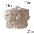 GobekUsa Hemp Rope LED Pendant Lamp with E27 Base for Boho Industrial Farmhouse Decor